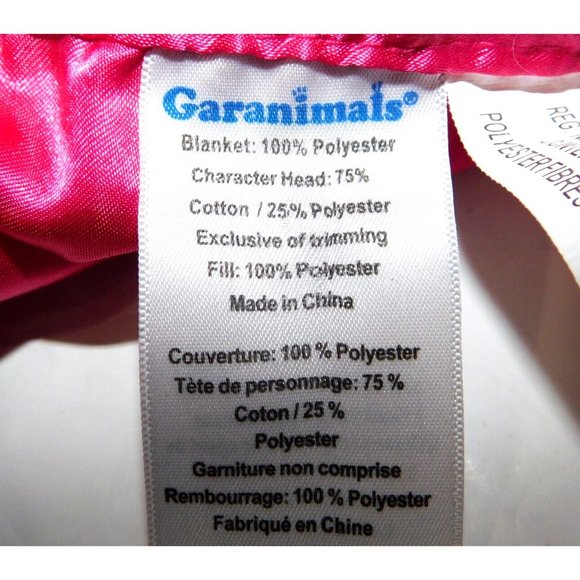 Garanimals Mouse Security Blanket Gray Pink Diamonds Satin Trim Baby lovey nunu - Picture 6 of 7